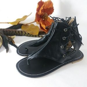 Gladiator Sandals black size 8.5/ 39 ✴🔥✴